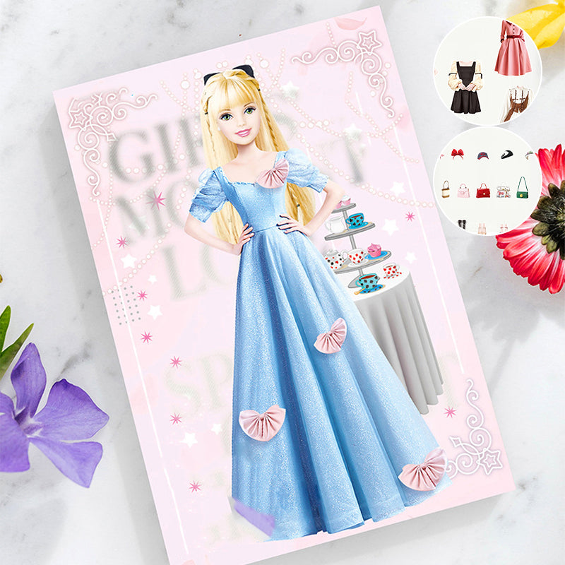 Magnetiskā papīra lelle princesei tērpt👸
