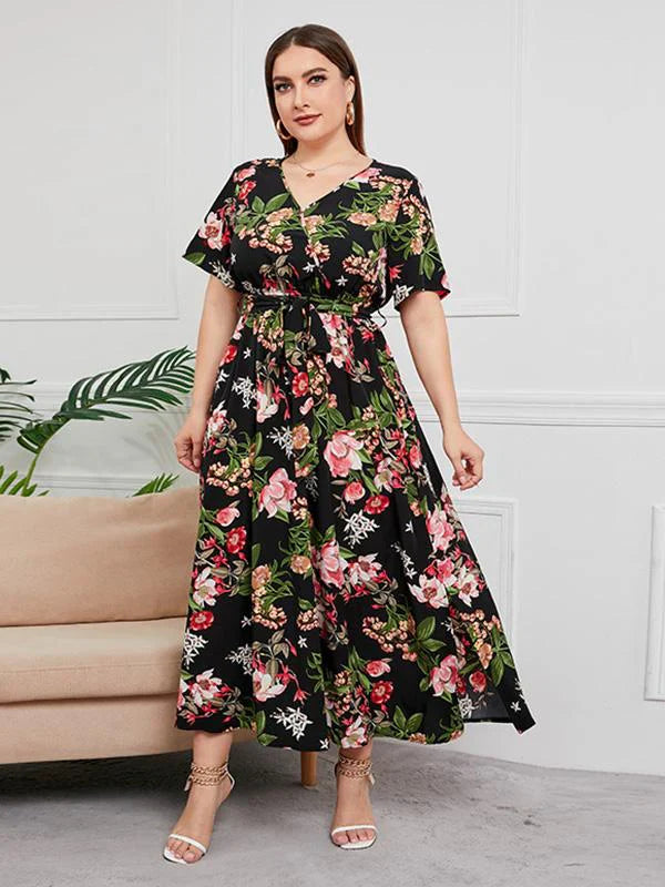 Stilīga kleita ar V veida izgriezumu