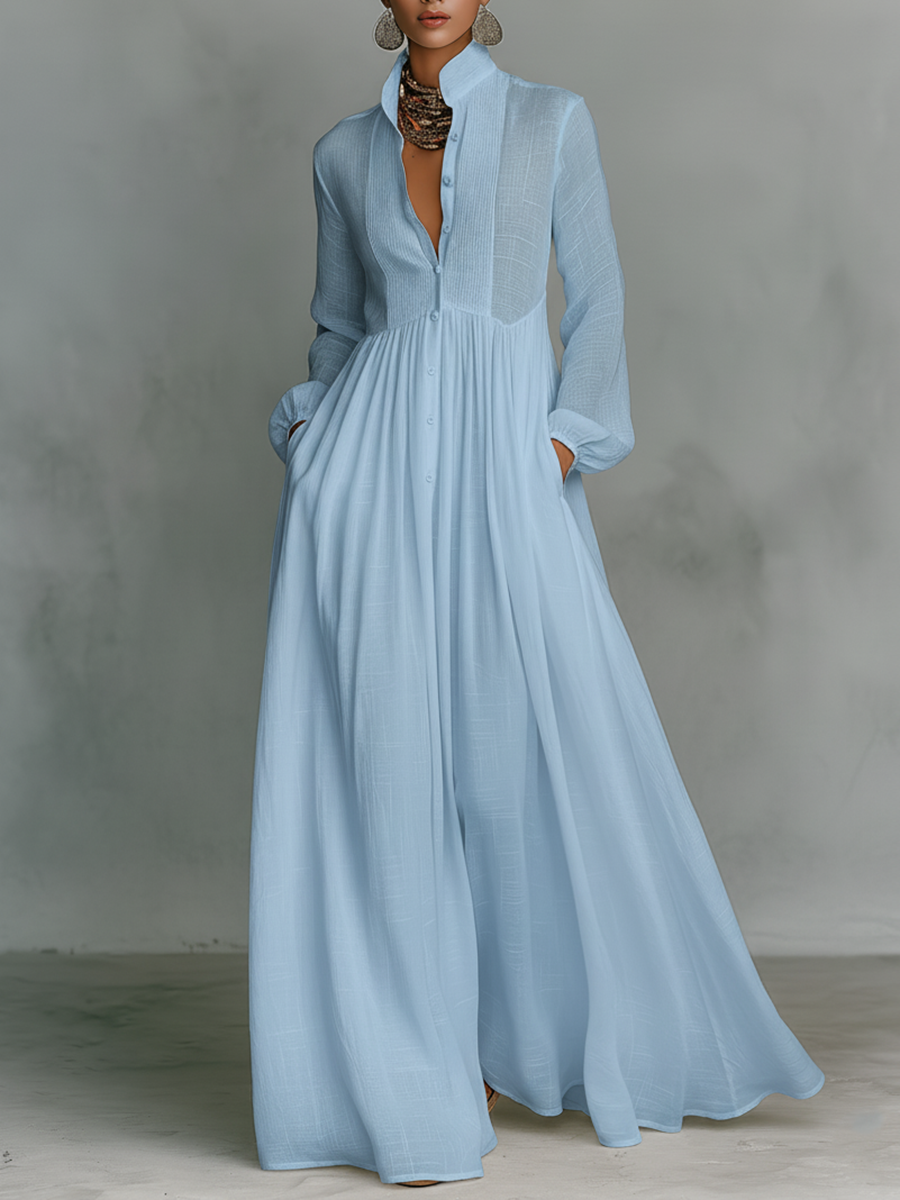 Eleganta, romantiska maksi kleita