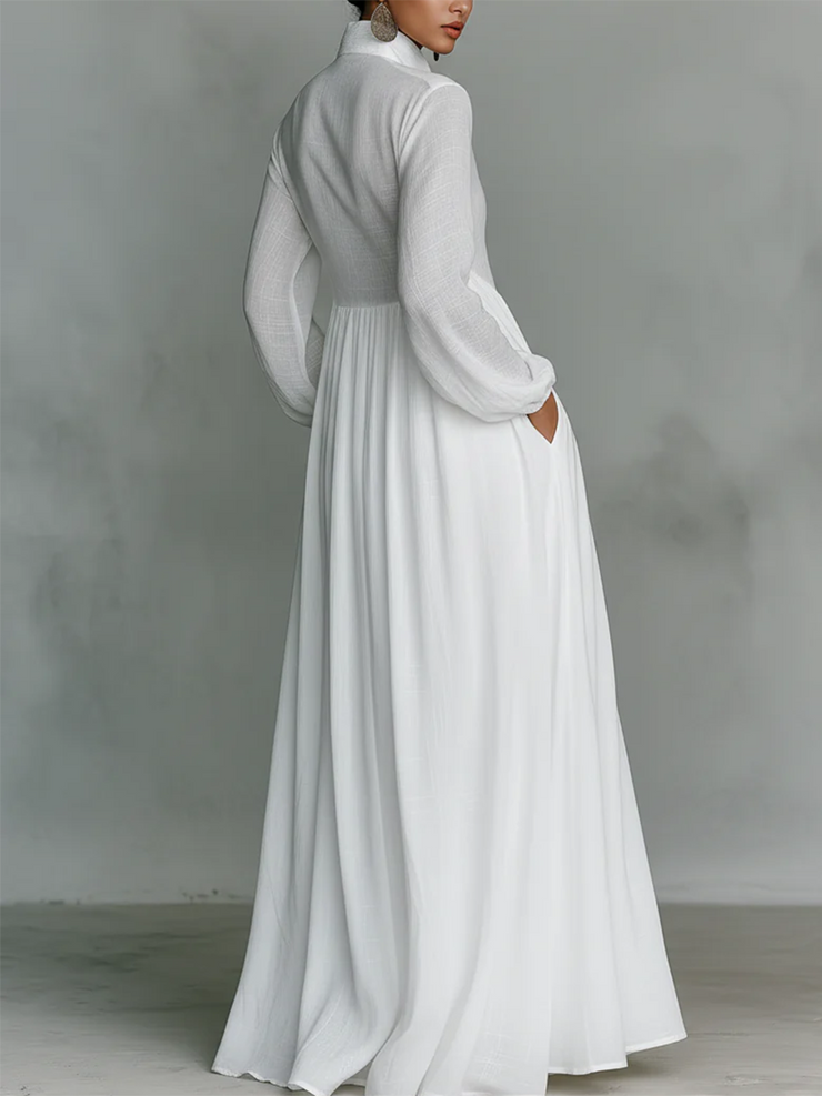 Eleganta, romantiska maksi kleita