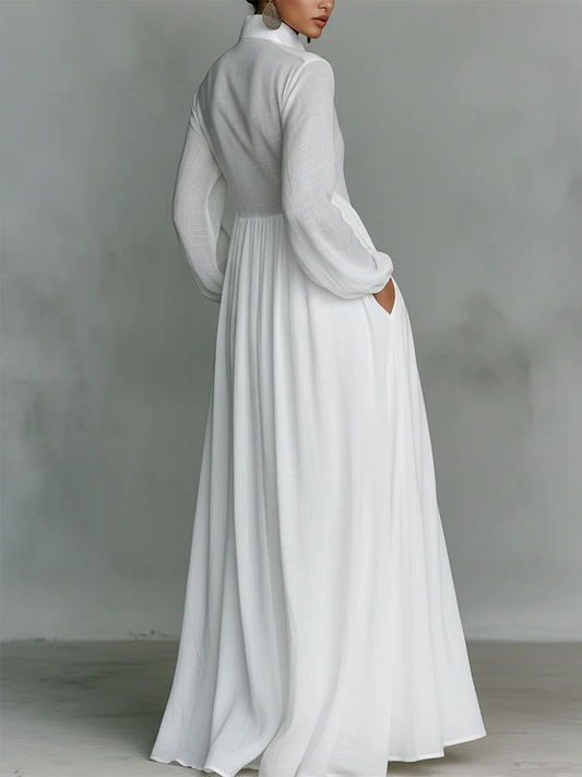 Eleganta, romantiska maksi kleita