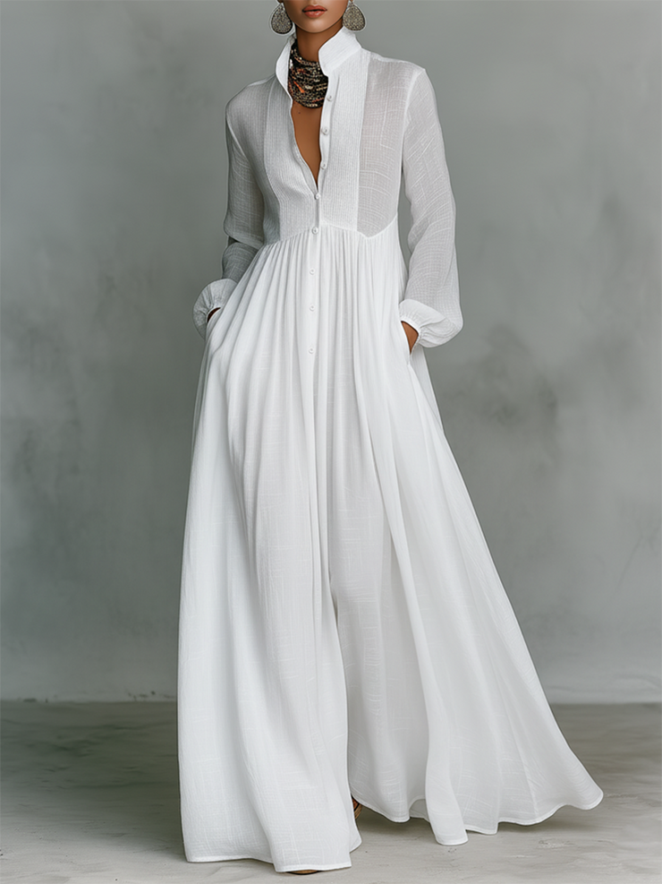 Eleganta, romantiska maksi kleita