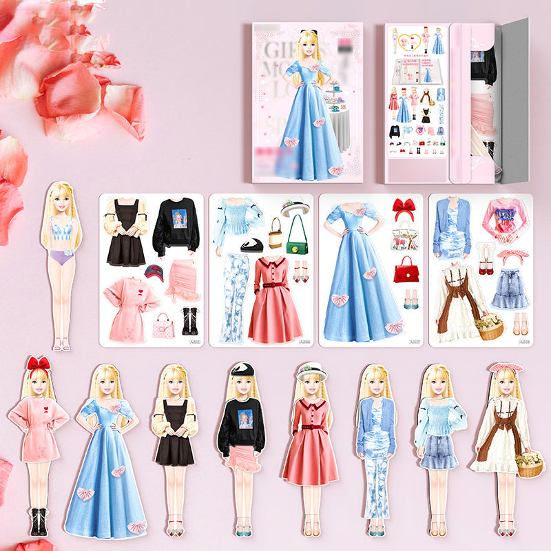 Magnetiskā papīra lelle princesei tērpt👸
