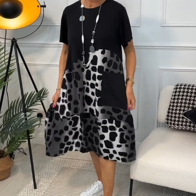 2025. gada jauna raibā kleita pavasarim/vasarai