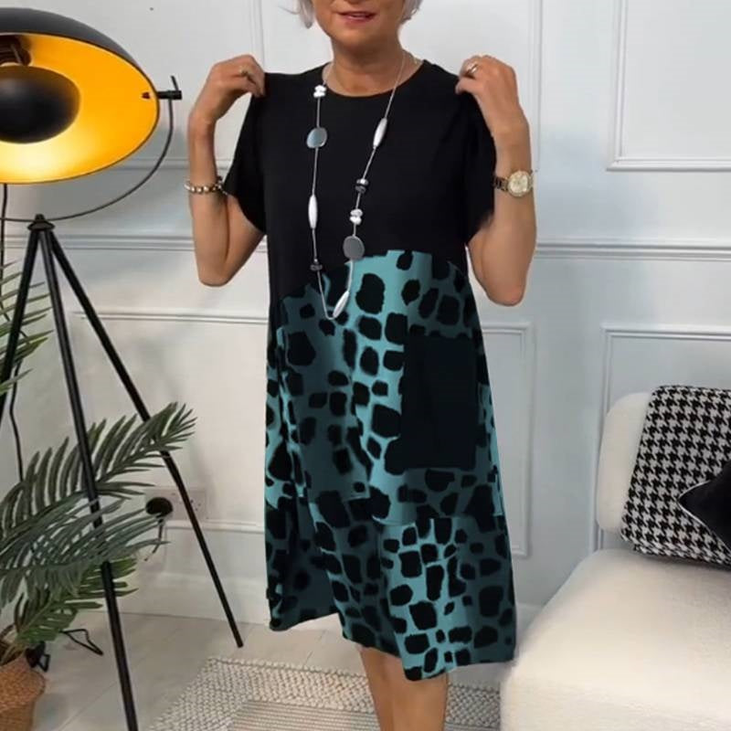 2025. gada jauna raibā kleita pavasarim/vasarai