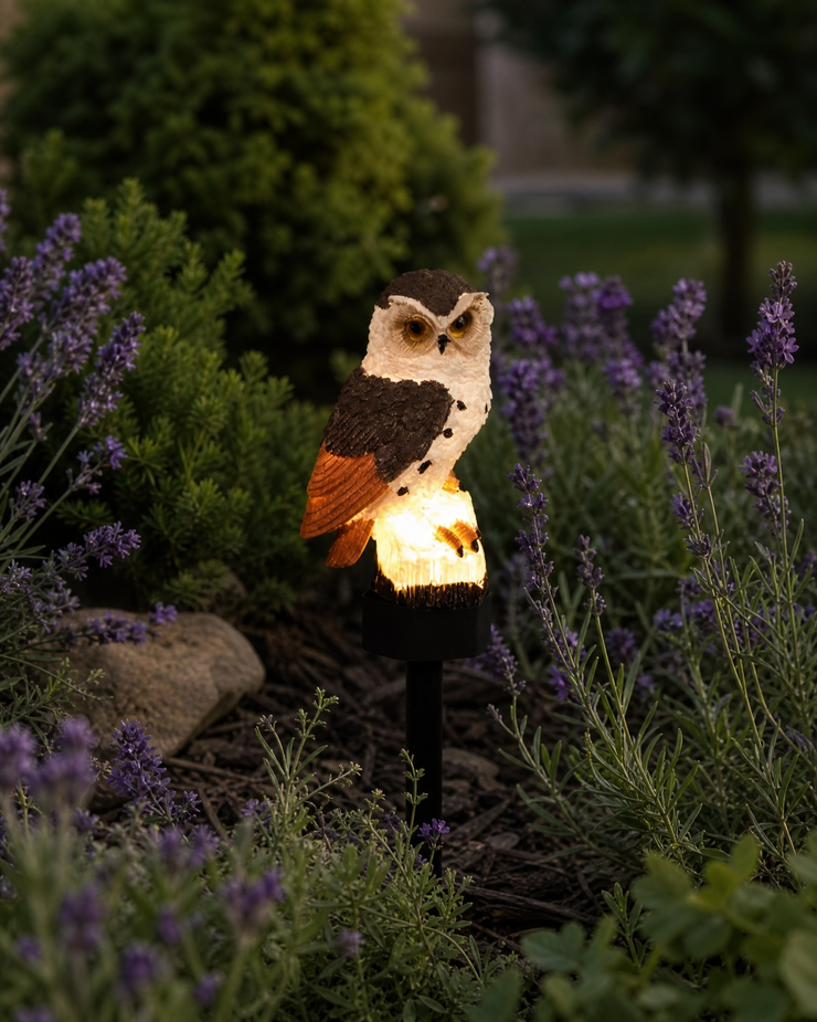 Ūdensizturīga saules enerģijas pūces lampa